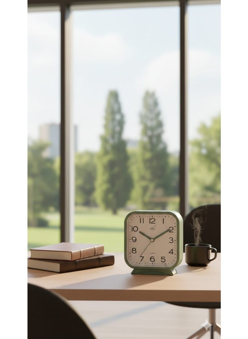 A classic alarm clock with an elegant design for home and office. (mint Green) - Image 3
